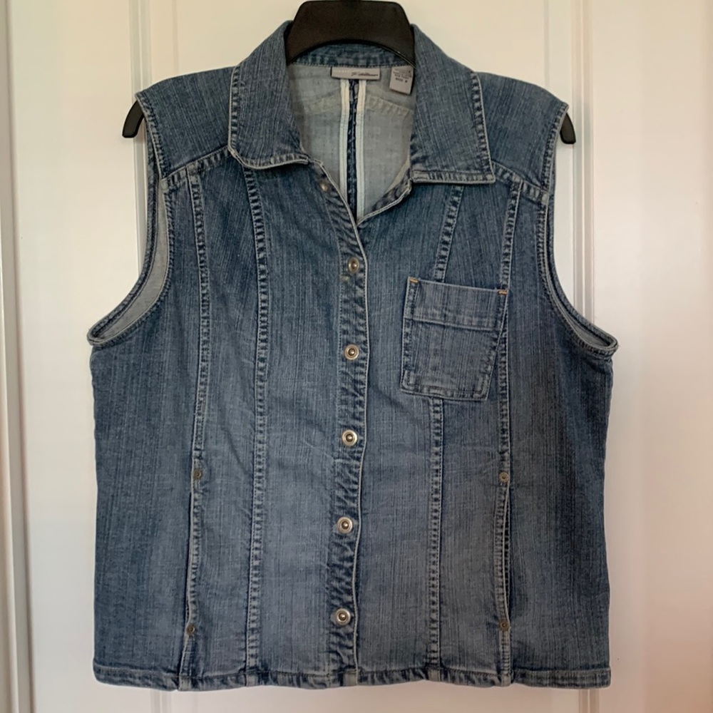 Chico’s Platinum Denim Vest